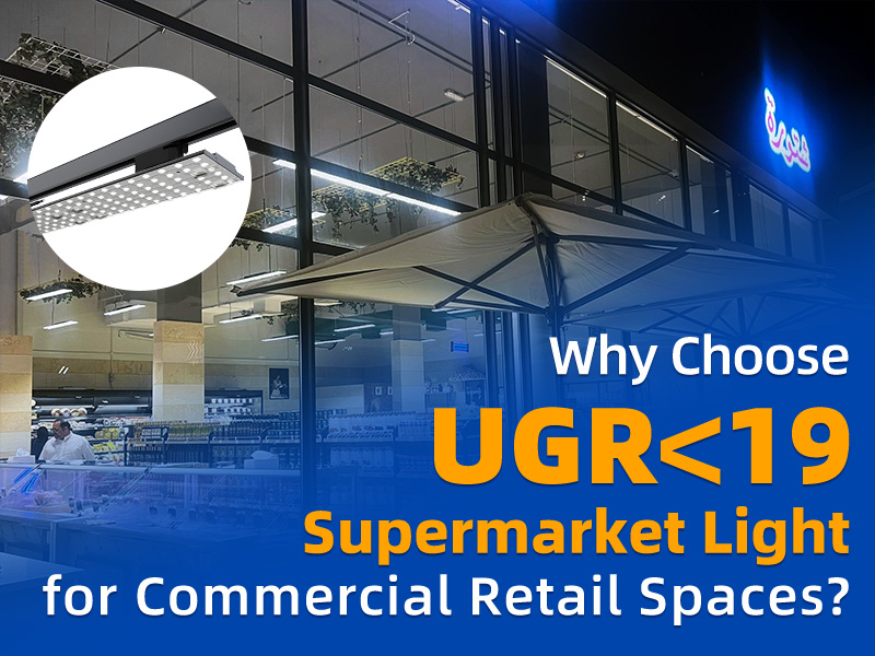 led supermarket linear ceiling light