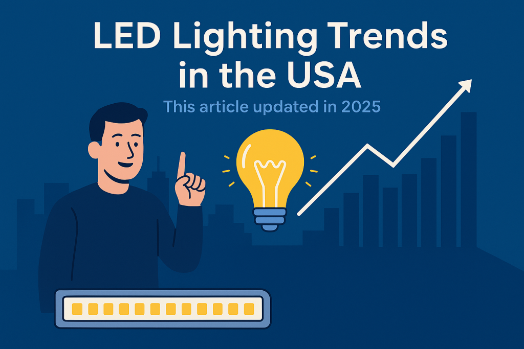 2025 LED lighting trends in the USA